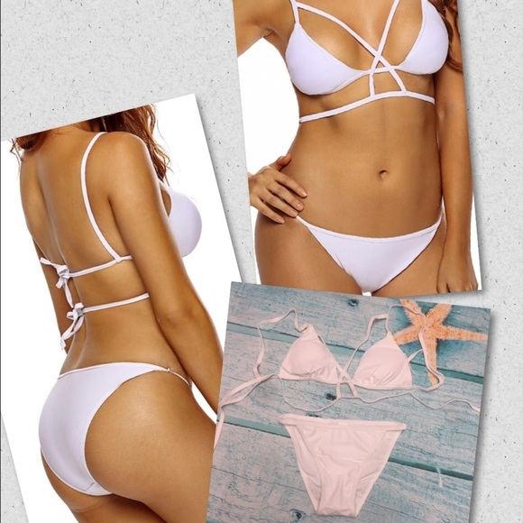 Criss Cross Front Bikini Swimsuit - Picture 5 of 5